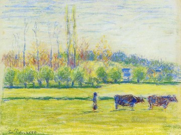 Camille Pissarro Painting - cerca de eragny Camille Pissarro